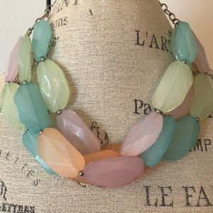 Pastel Statement Necklace